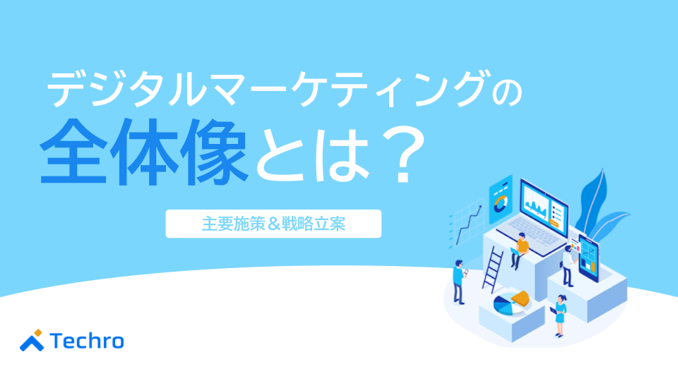 デジタルマーケティングの全体像を地図で理解！初心者でもわかる主要施策と戦略立案の全手順
