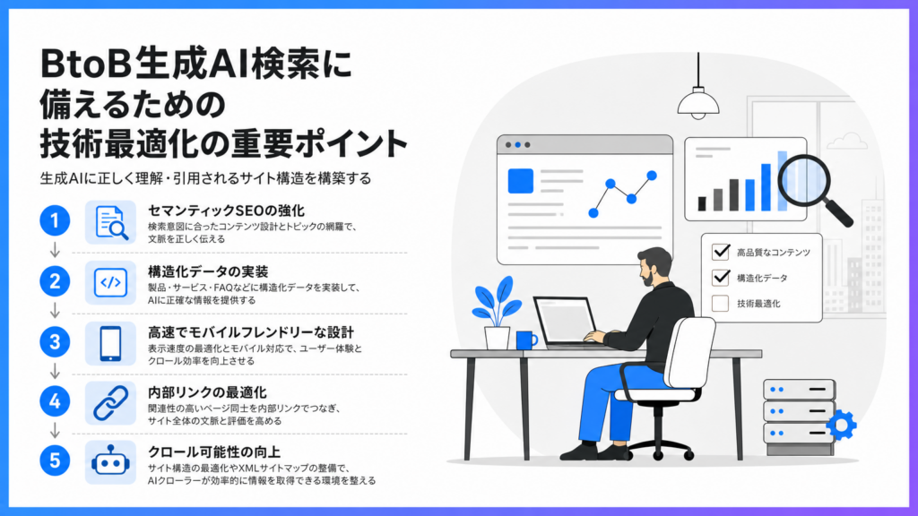 02_BtoB生成AI検索対策の主要な技術的ポイント | テクロ株式会社