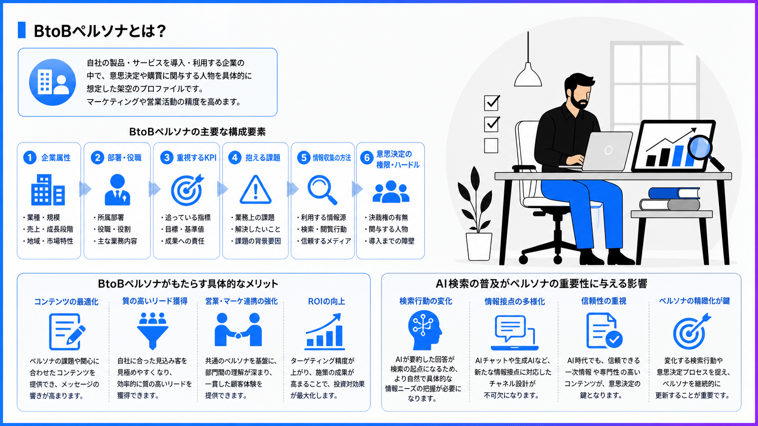 BtoBペルソナの定義とビジネスへの影響