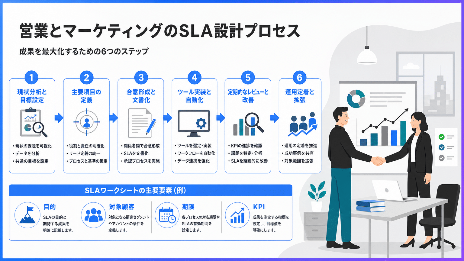 BtoB向けSLA設計の6ステップ